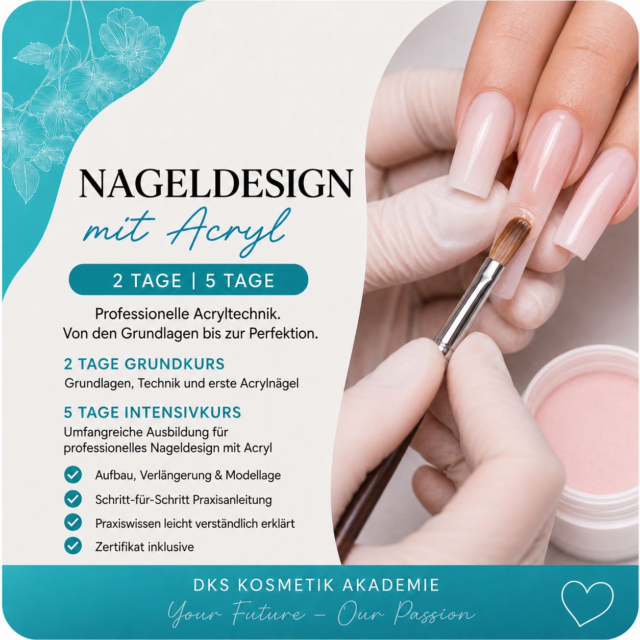 Nageldesign mit Acryl