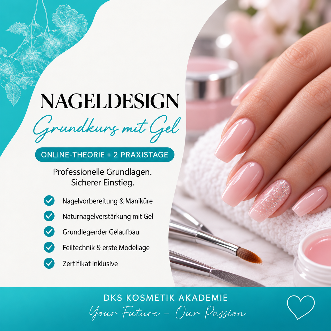 Grundkurs mit Gel Grundkurs mit Gel